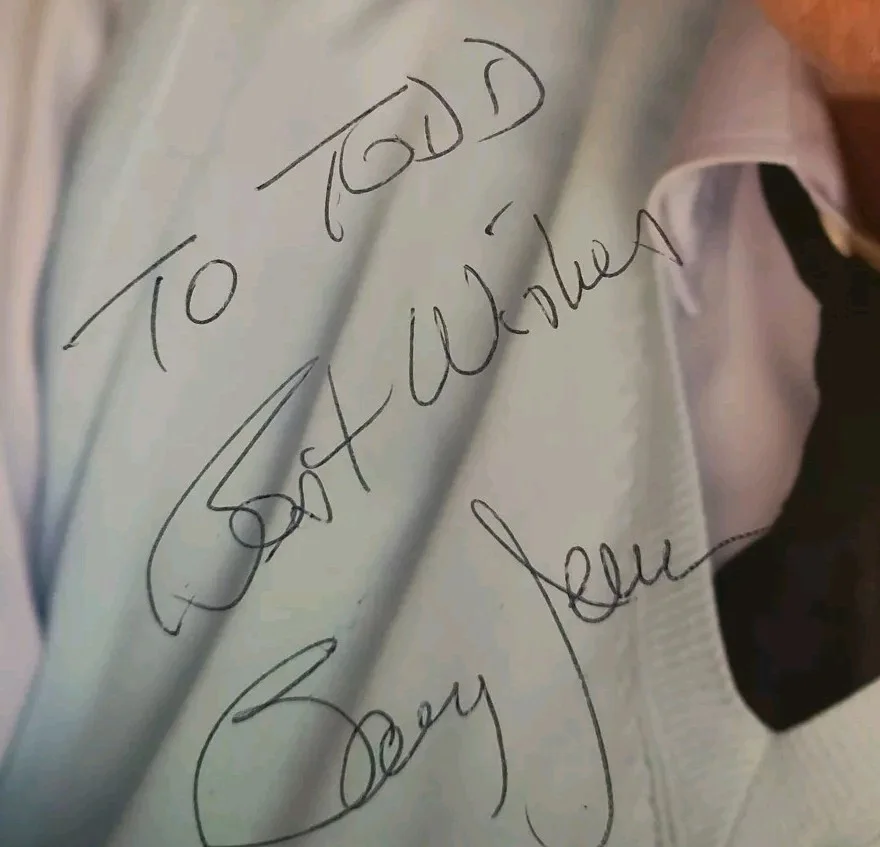 Barry Jenner — Barry Jenner signed 8x10 photo Star Trek autograph personalized to Todd, image 5