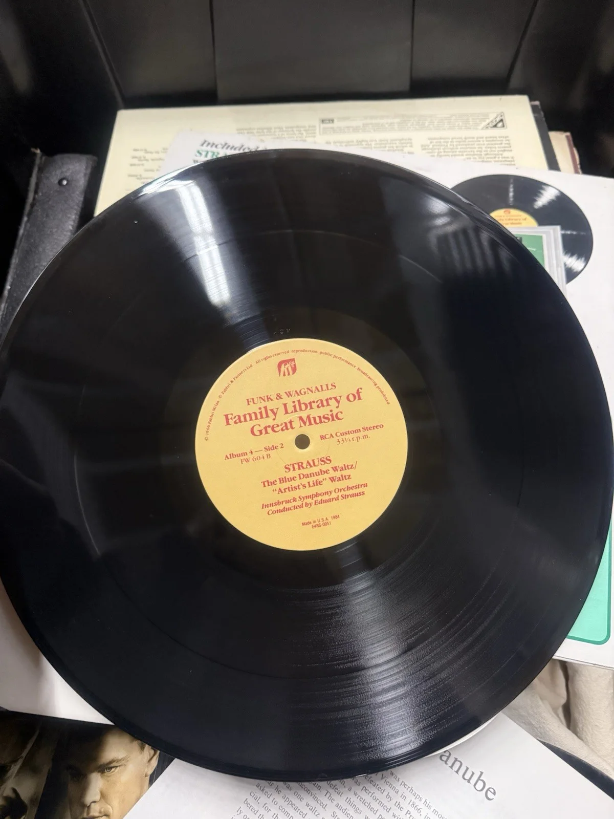 Strauss Funk & Wagnalls Record Family Library of Great Music Vinyl #4, изображение 5