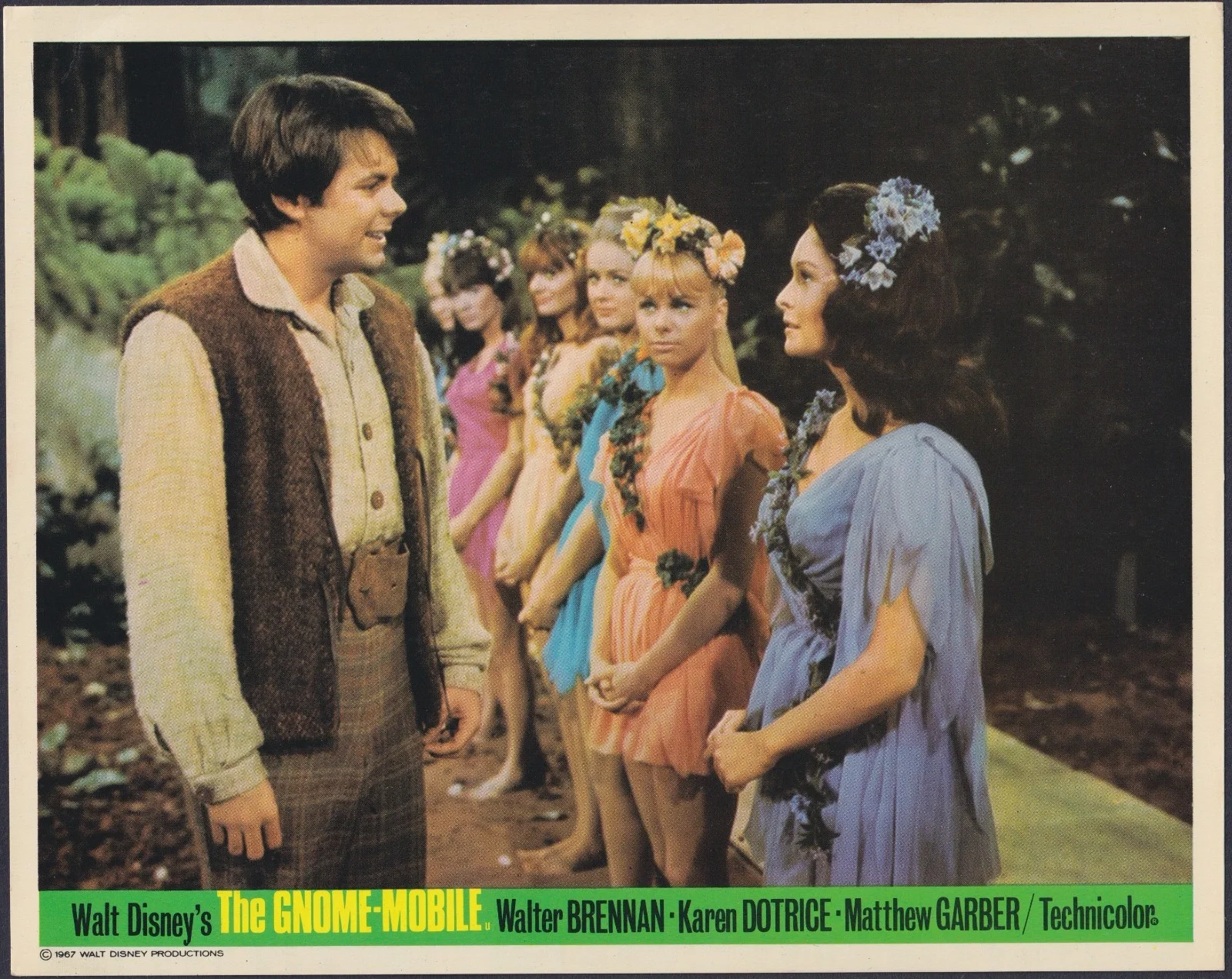 Gnome Mobile 8 ORIGINAL UK FOH Lobby Cards + 5 Studio Stills Walt Disney, изображение 5
