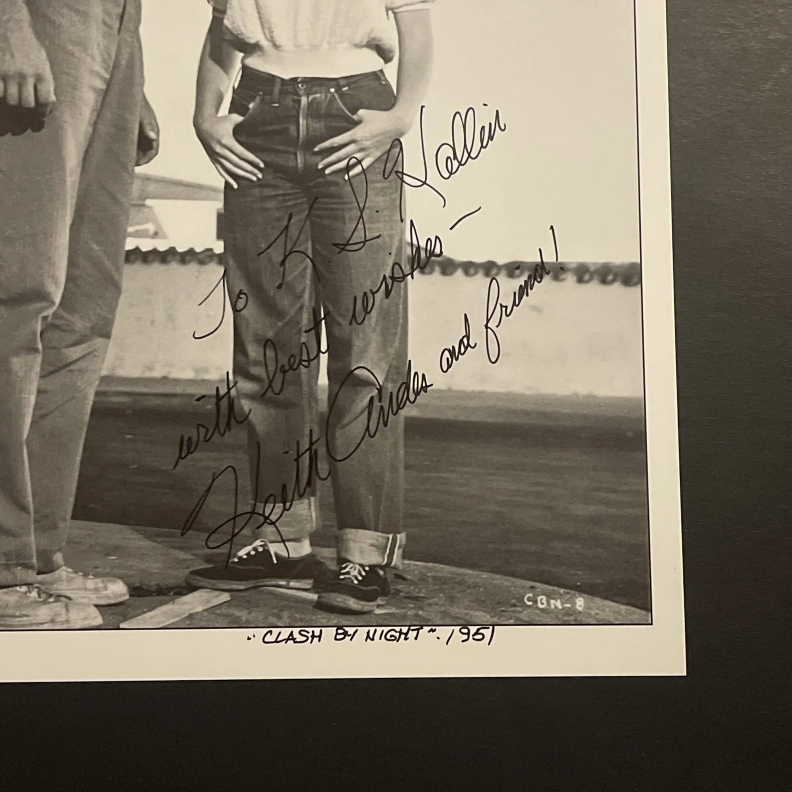 KEITH ANDES & MARILYN MONROE: Hand Signed Original Celebrity Photo 8 x 10” / KSK, image 2