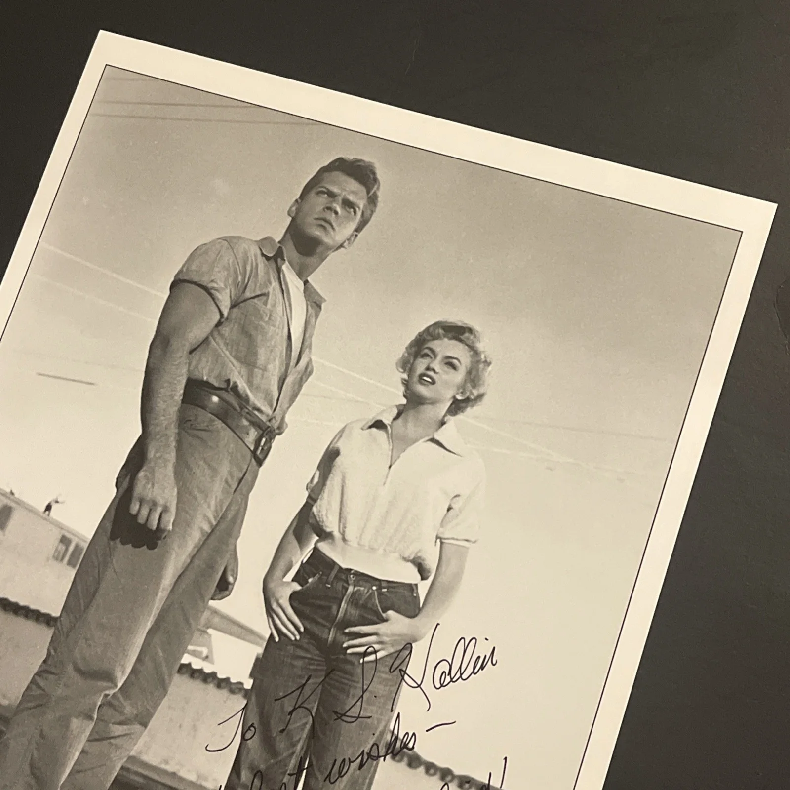KEITH ANDES & MARILYN MONROE: Hand Signed Original Celebrity Photo 8 x 10” / KSK, image 3