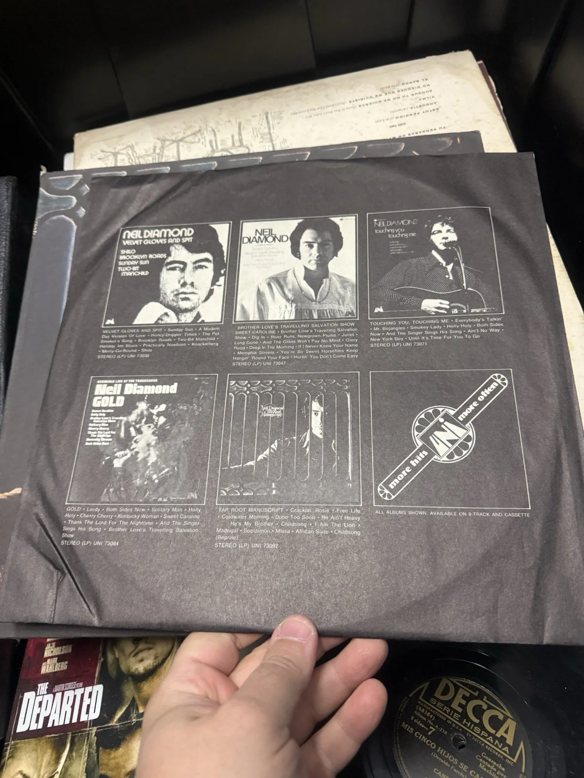 1970 Neil Diamond Tap Root Manuscript UNI Records Vinyl 33 RPM Record, image 4