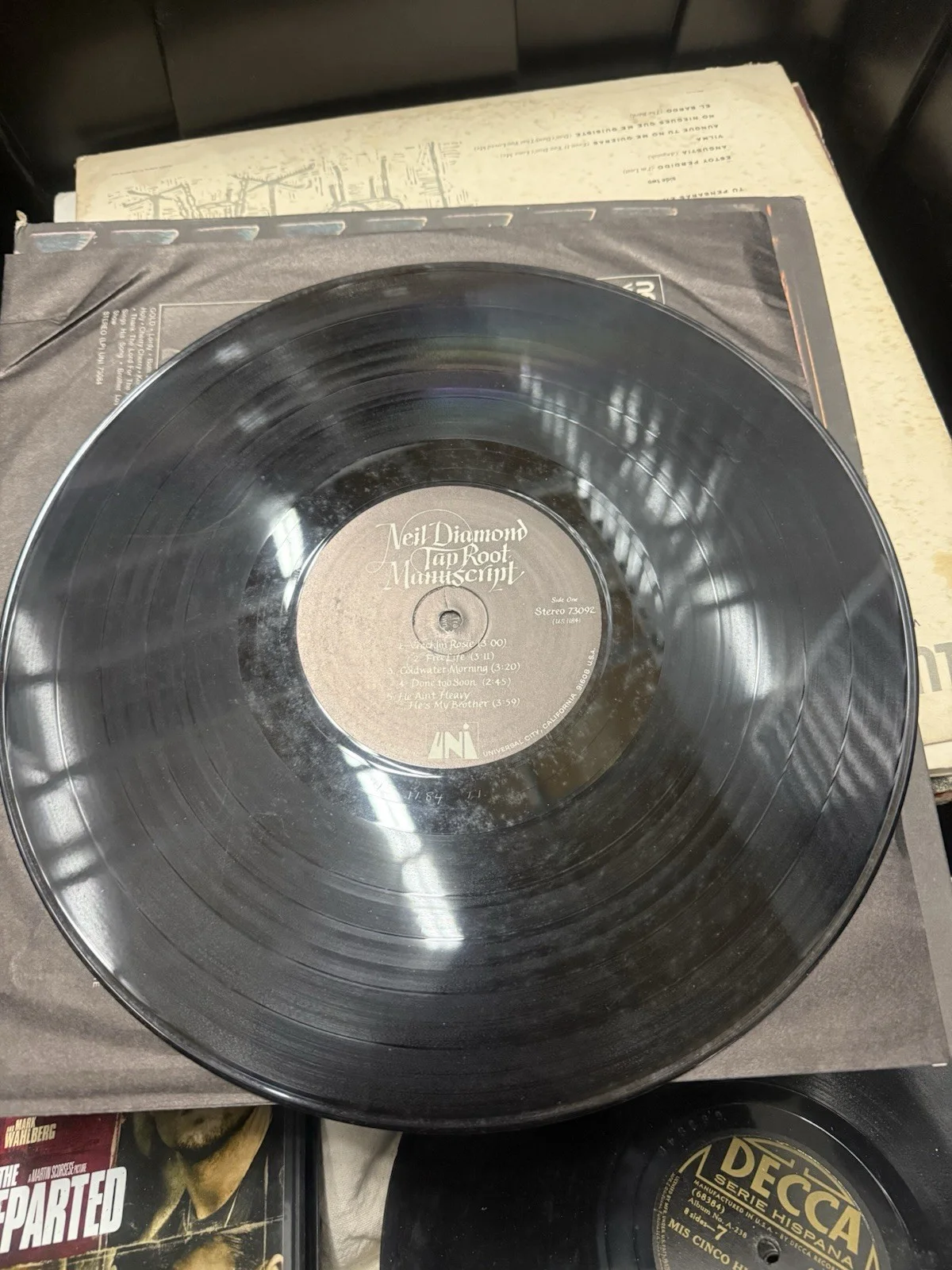 1970 Neil Diamond Tap Root Manuscript UNI Records Vinyl 33 RPM Record, image 5