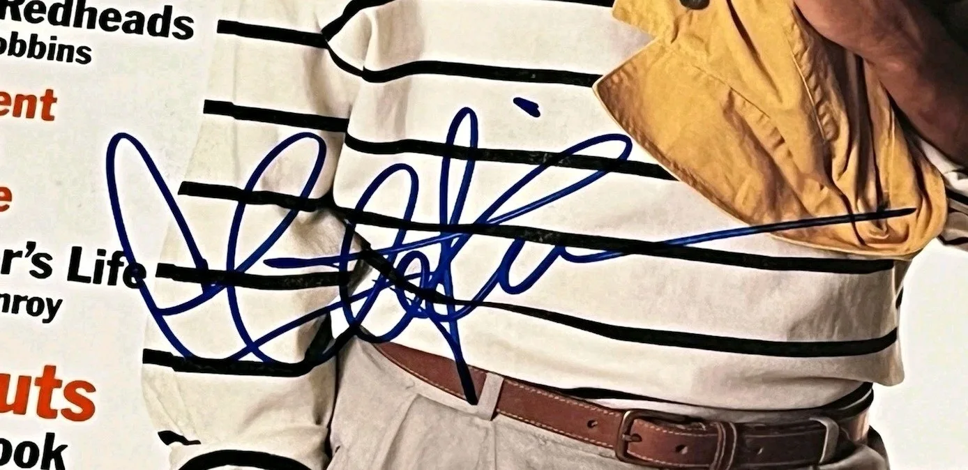 Charlie Sheen — Charlie Sheen Autograph Signed Vintage GQ Magazine Two and a Half Men PSA/DNA, image 3