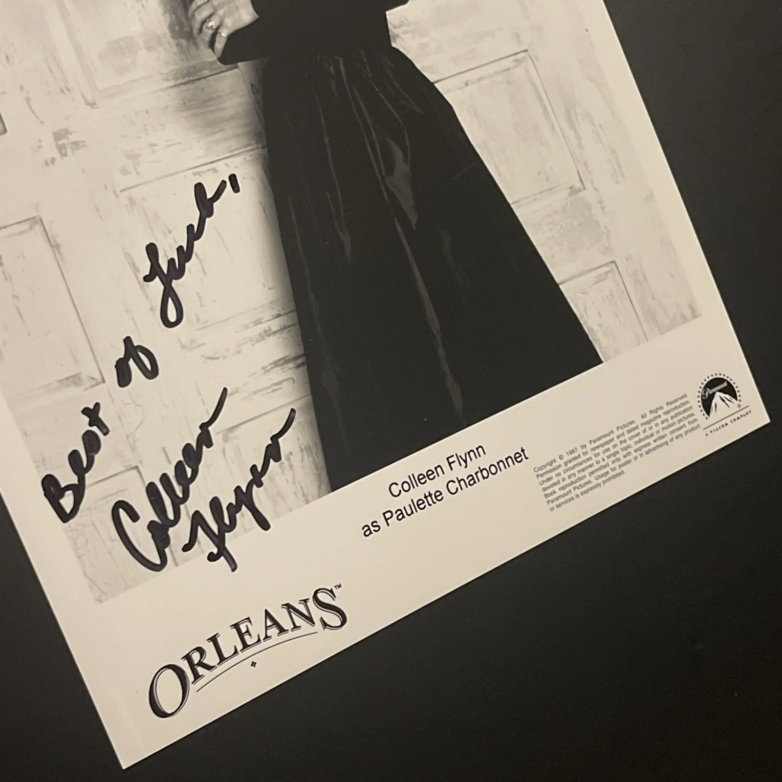 COLLEEN FLYNN: Hand Signed Original Celebrity Photo 8 x 10” / KSK, image 4