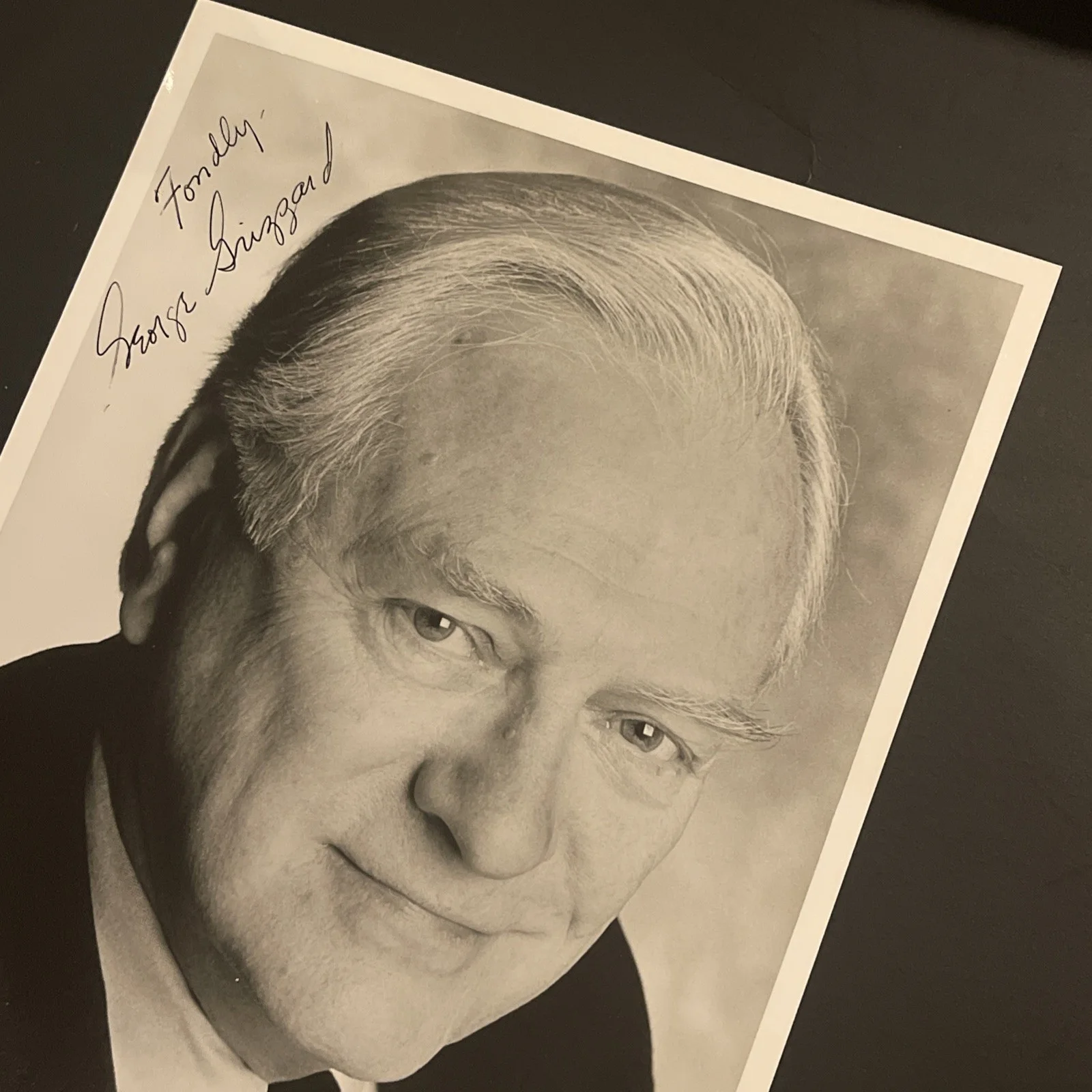 GEORGE GRIZZARD: Hand Signed Original Celebrity Photo 8 x 10” / KSK, image 3