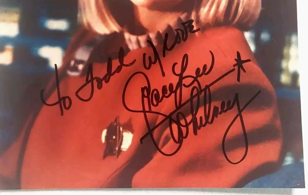 Grace Lee Whitney — Grace Lee Whitney signed 8x10 photo Janice Rand Star Trek TOS autograph personal, image 4