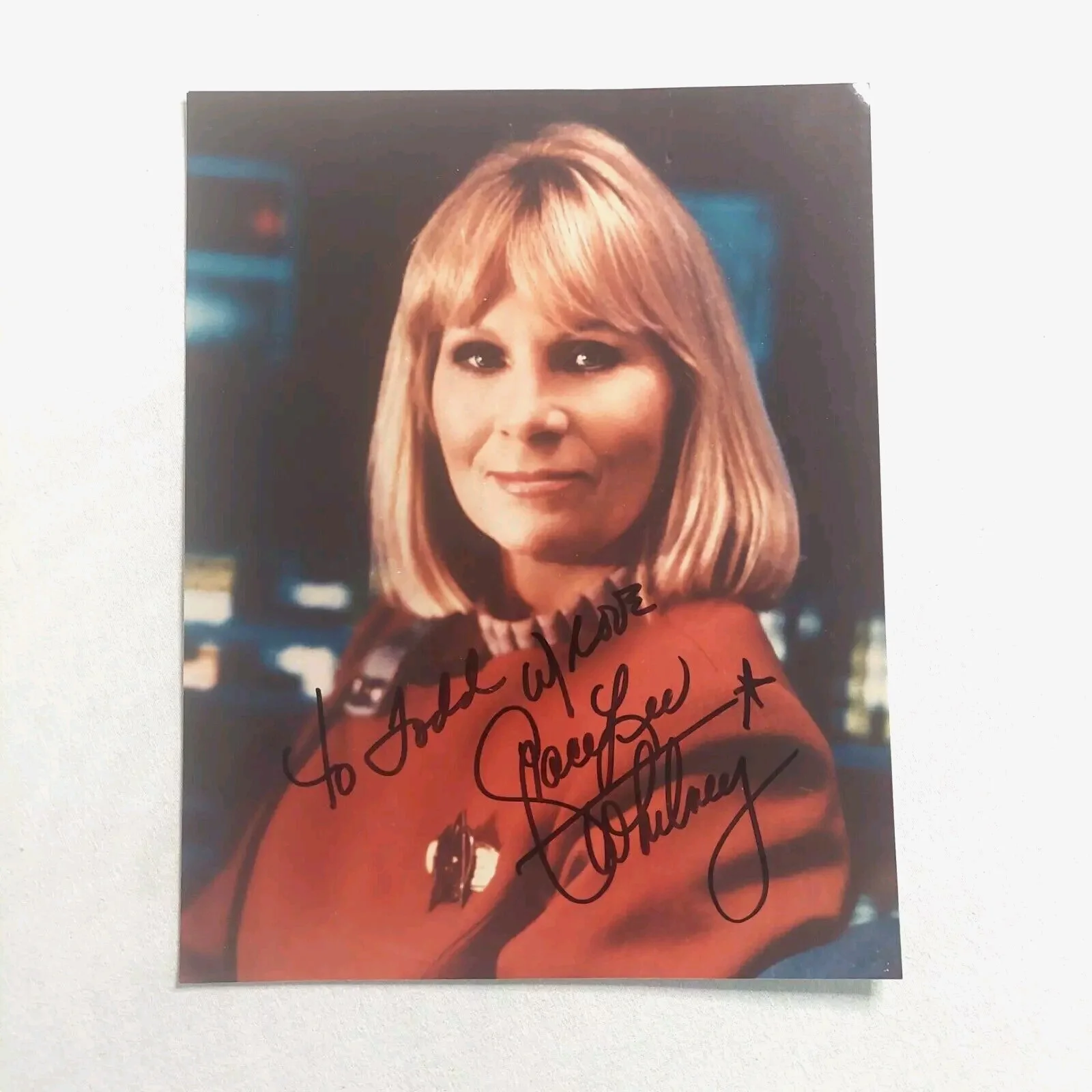 Grace Lee Whitney — Grace Lee Whitney signed 8x10 photo Janice Rand Star Trek TOS autograph personal, image 5