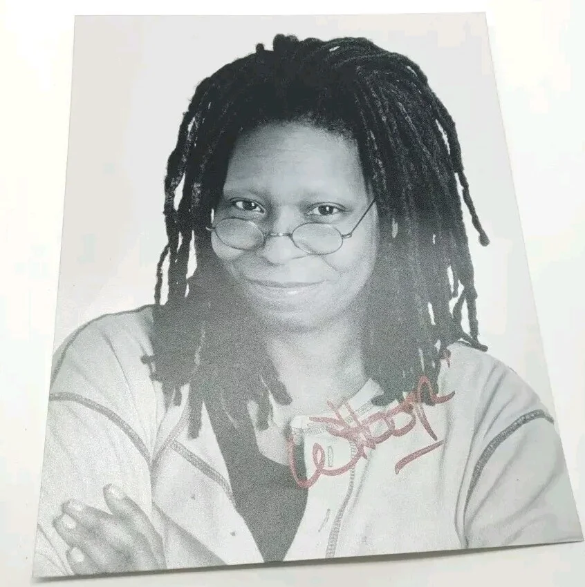 Whoopi Goldberg — Whoopi Goldberg signed 8x10 photo autograph Sister Act Color Purple Star Wars, изображение 2