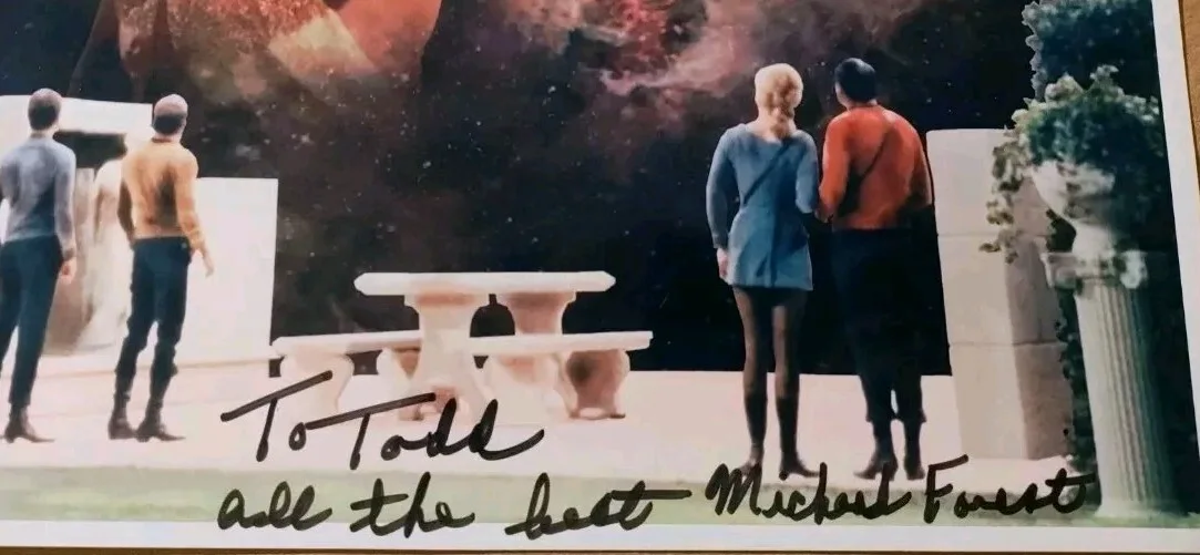 Michael Forest — Michael Forest Signed 8x10 Photo Star Trek TOS Apollo Autograph, image 5