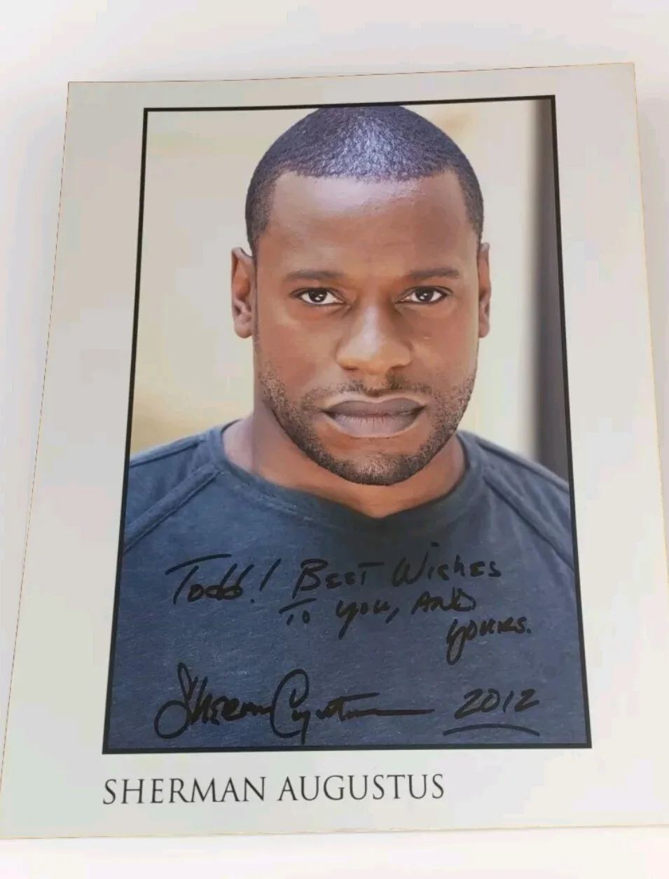 Sherman Augustus — Sherman Augustus Signed 8x10 Photo Personalized Stranger Things Star Trek