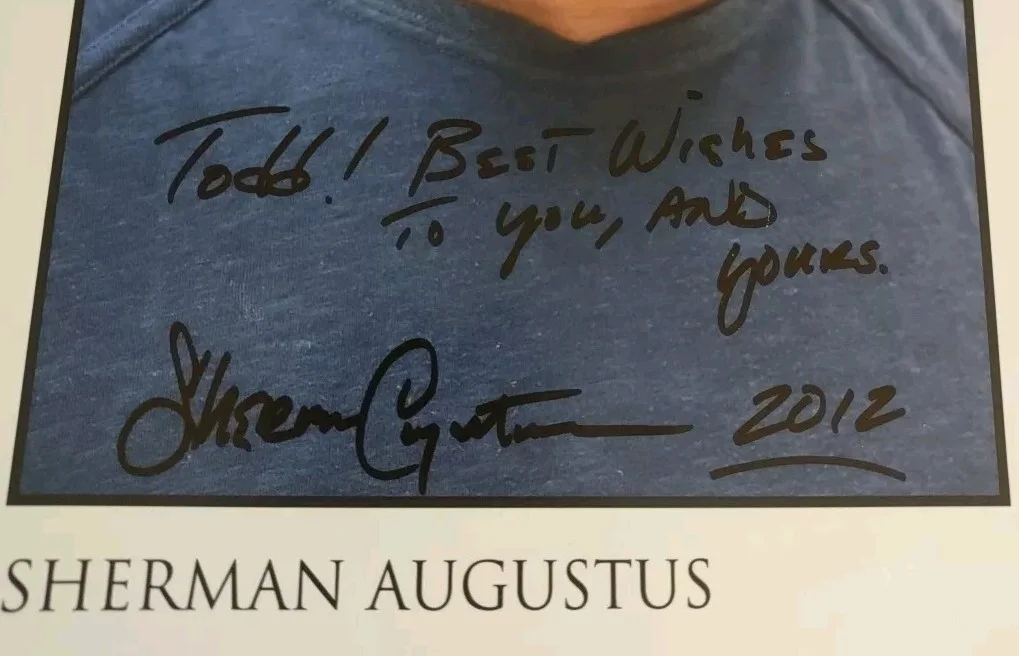 Sherman Augustus — Sherman Augustus Signed 8x10 Photo Personalized Stranger Things Star Trek, изображение 3