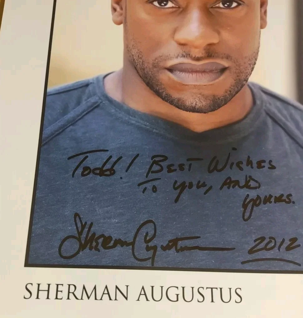 Sherman Augustus — Sherman Augustus Signed 8x10 Photo Personalized Stranger Things Star Trek, изображение 4