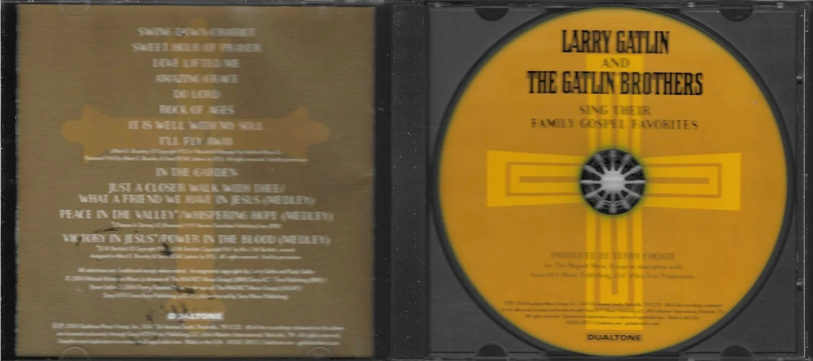 THE GATLIN BROTHERS...."SING THEIR FAMILY GOSPEL FAVORITES"....AUTOGRAPHED....CD, изображение 2