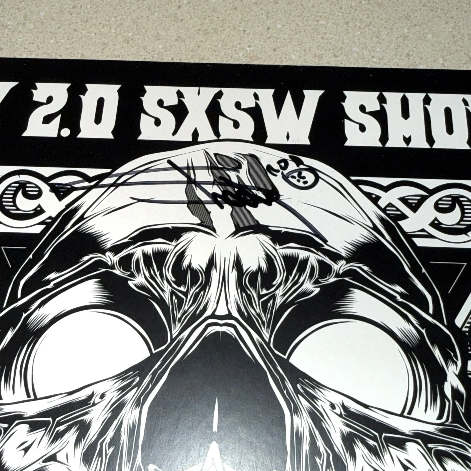 EMINEM signed autographed SLIM SHADY SXSW 2.0 SHOWCASE POSTER BECKETT BAS COA, image 2