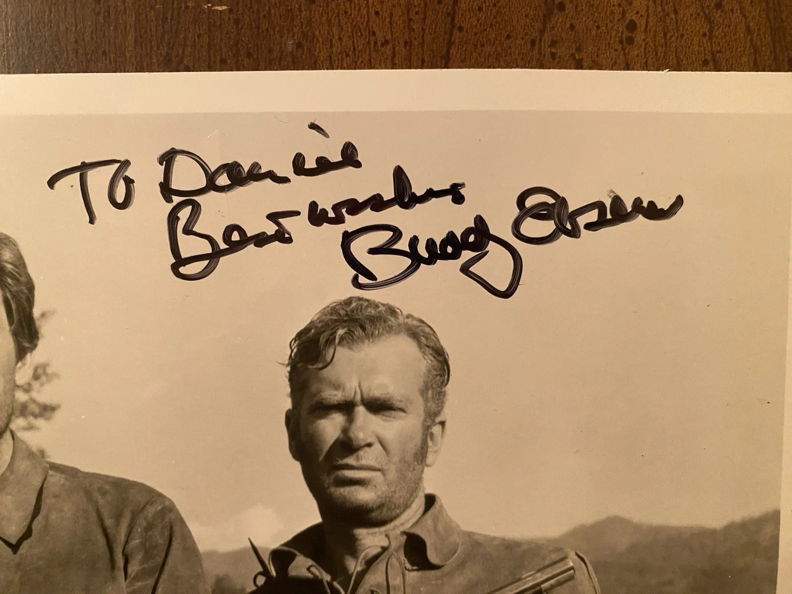 Fess Parker, Buddy Ebsen — Fess Parker Buddy Ebsen Signed Autographed Photo With COA Davy Crockett BOTH, изображение 4
