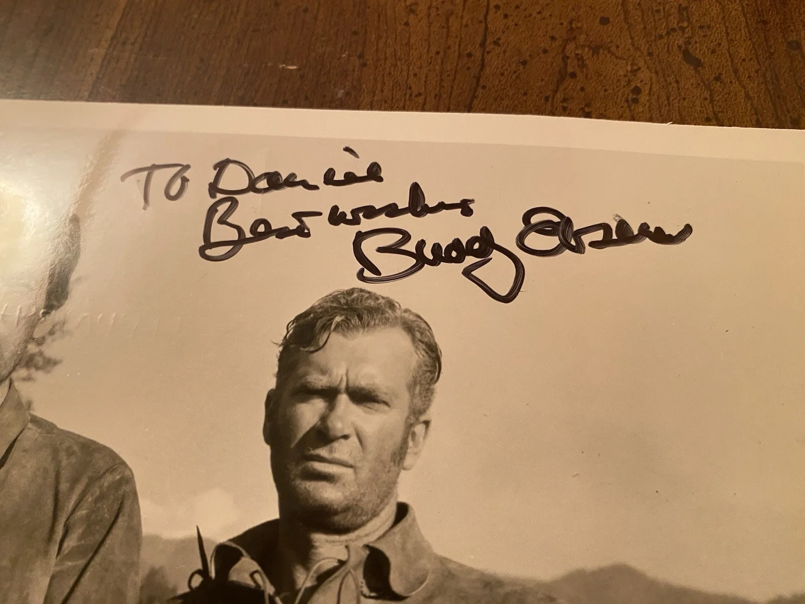 Fess Parker, Buddy Ebsen — Fess Parker Buddy Ebsen Signed Autographed Photo With COA Davy Crockett BOTH, изображение 5