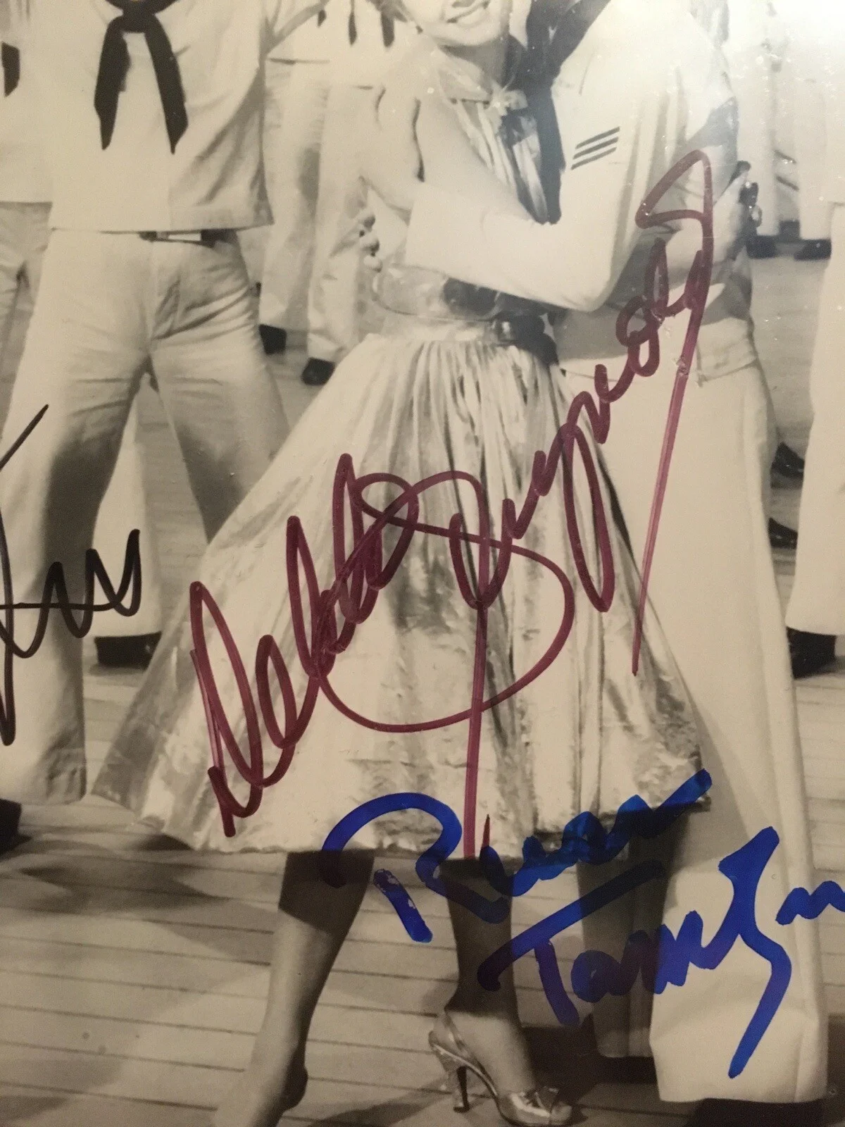 Hit The Deck Cast — Hit the Deck Cast Signed Autographed Photo Debbie Reynolds Russ Tamblyn With COA, image 5