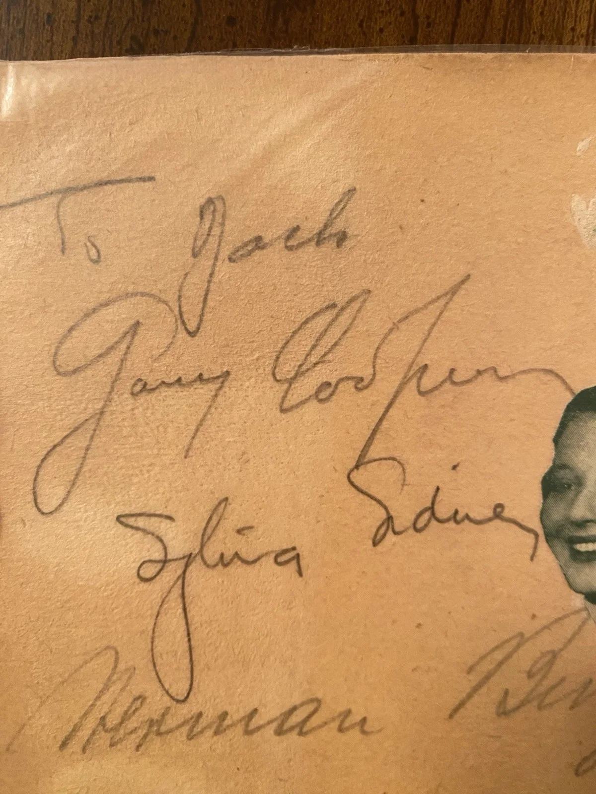 Gary Cooper, Tom Mix, Sylvia Sidney, Etc — Gary Cooper Tom Mix Sylvia Sidney Etc Signed Autographed Vintage Page With COA, image 3