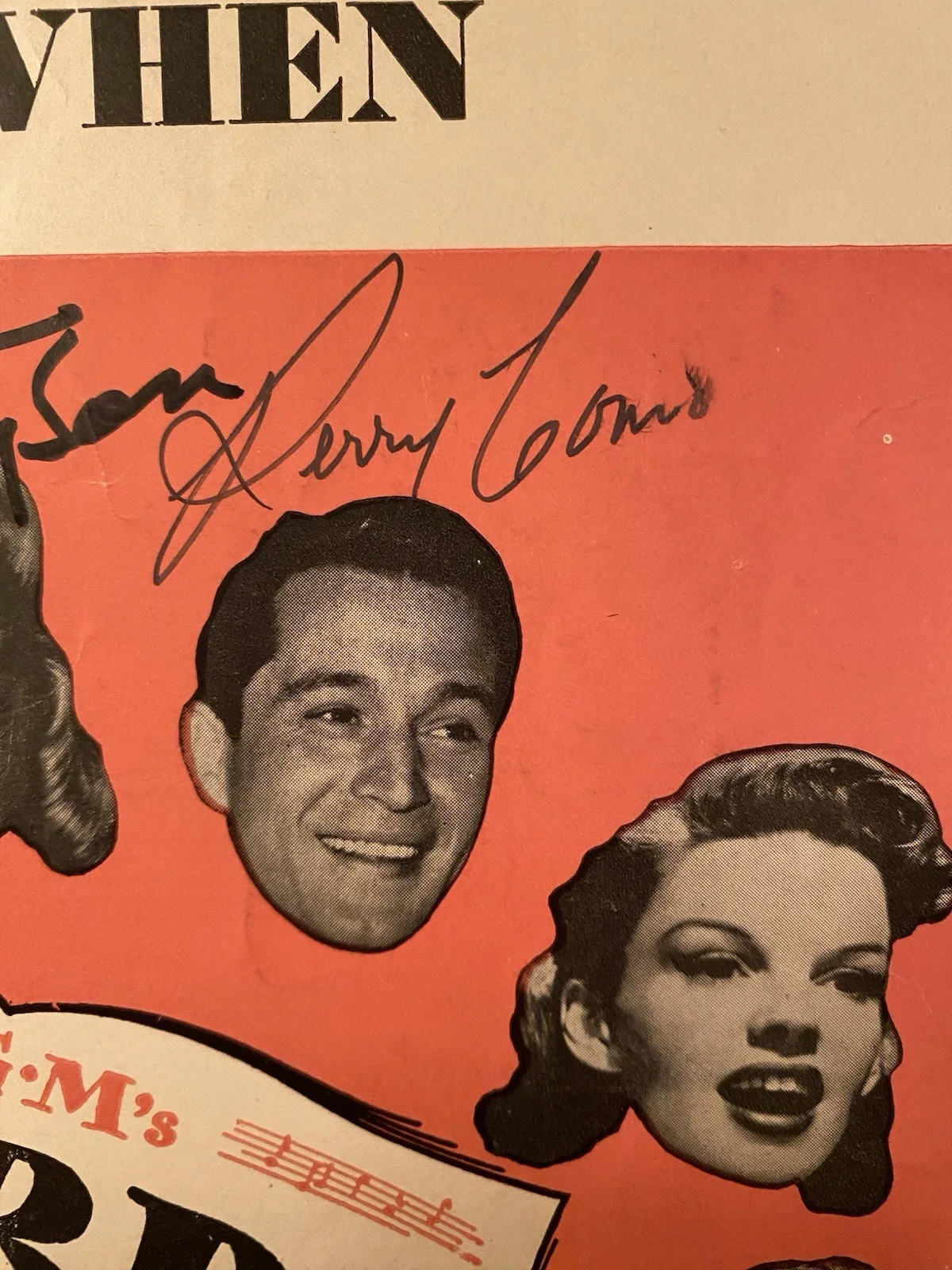 Gene Kelly, June Allyson, Perry Como, Ann Sothern, Etc — Words And Music Vintage Sheet Music Cast Signed Autographed By 6 With COA RARE, изображение 3