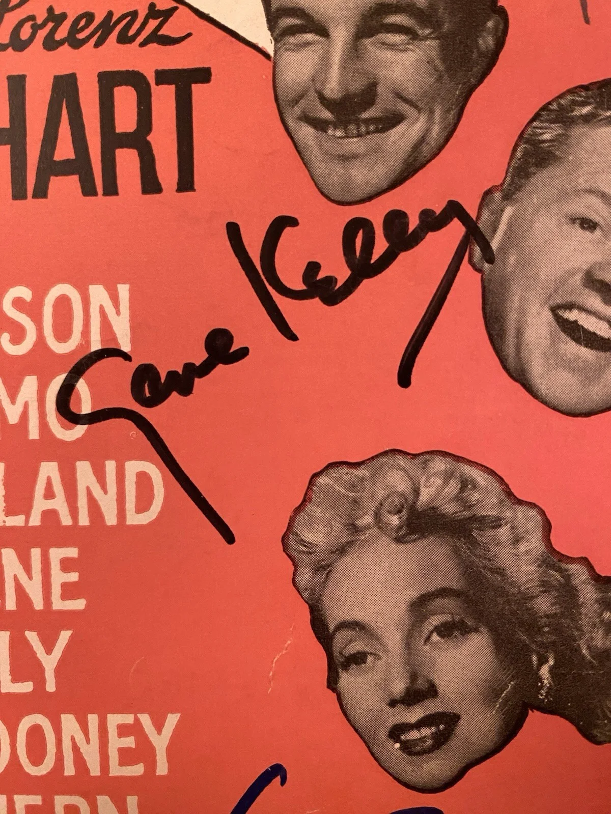 Gene Kelly, June Allyson, Perry Como, Ann Sothern, Etc — Words And Music Vintage Sheet Music Cast Signed Autographed By 6 With COA RARE, изображение 5