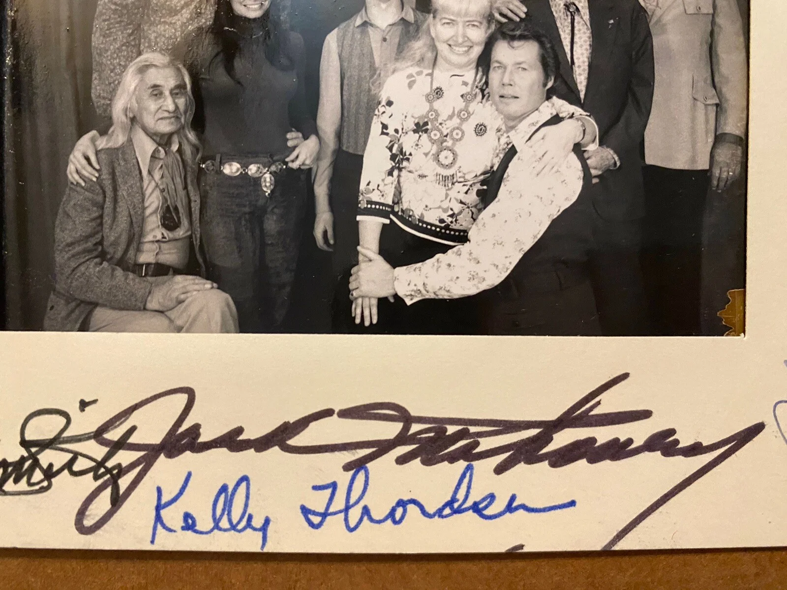 John Smith, Kelly Thordsen, Myron Healy, Etc — John Smith Kelly Thordsen Myron Healey Etc Signed Autographed Vintage Frame, image 5