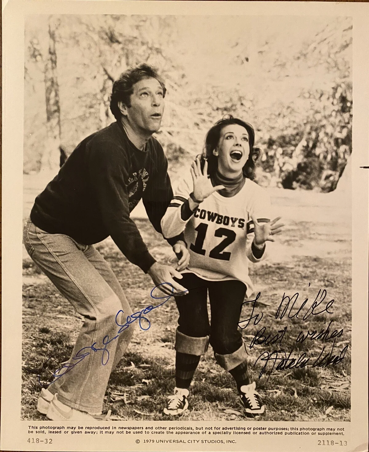 Natalie Wood, George Segal — Natalie Wood George Segal Signed Autographed Photo With COA Last Married Couple