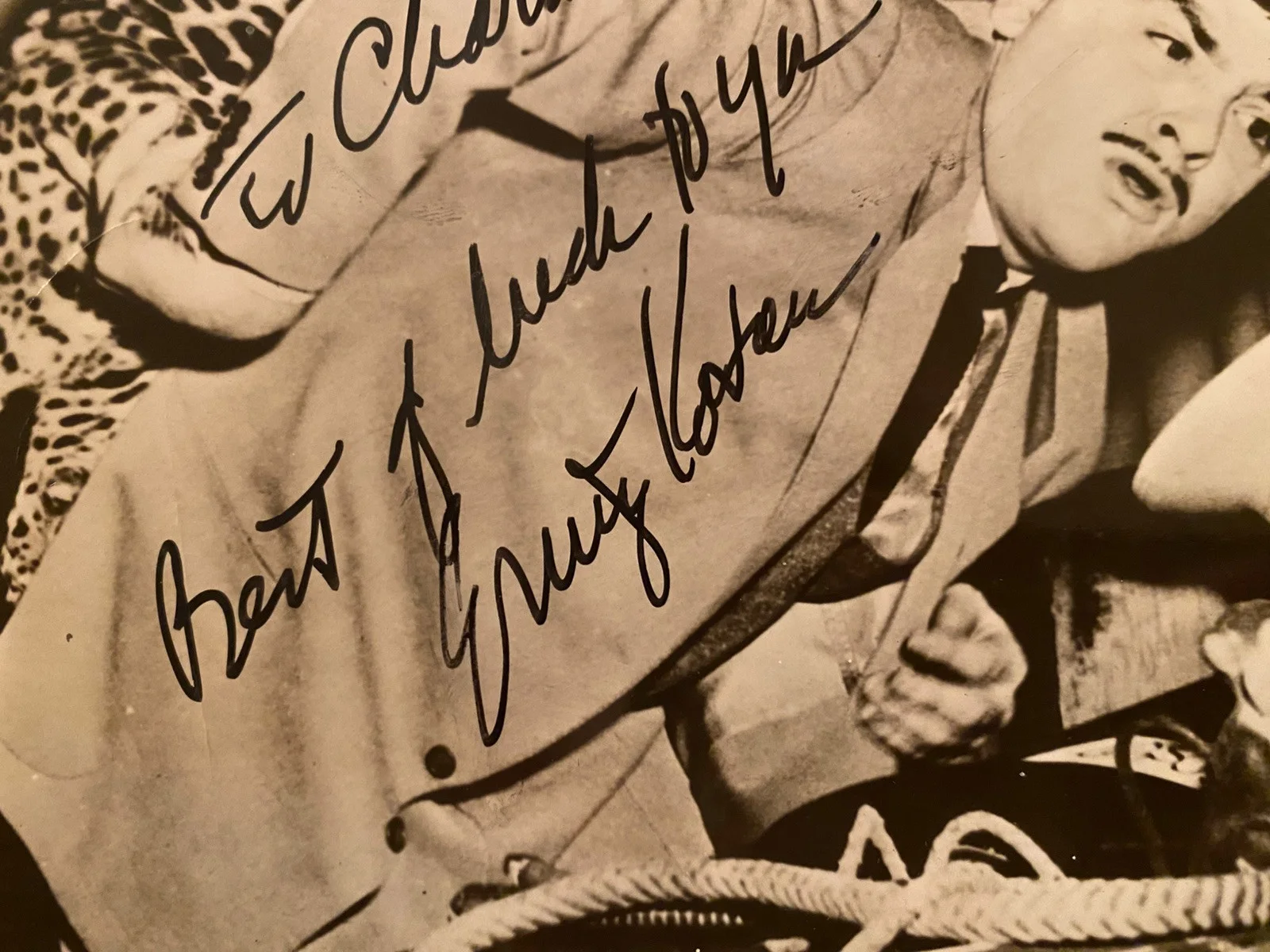 Ernie Kovacs — Ernie Kovacs Signed Autographed Photo With 2 COAs Ernie Kovacs Show Tonight Show, изображение 2