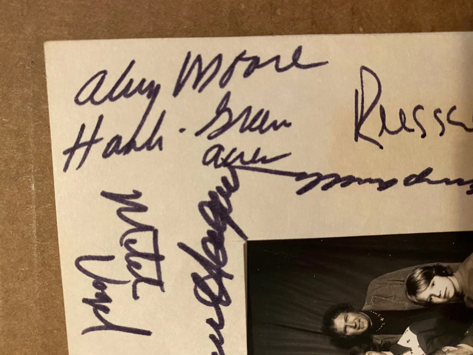 Kelly Thordsen, Russell Johnson, Alvy Moore, John Smith — Kevin Hagen Russell Johnson Kelly Thordsen Alvy Moore Signed Autographed Vintage, изображение 5