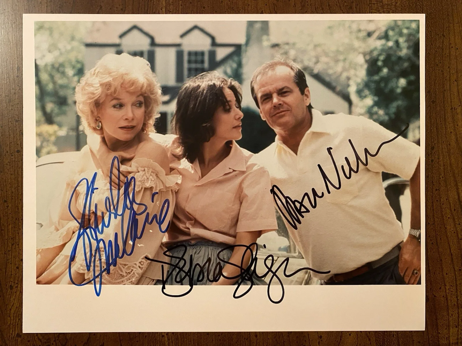 Jack Nicholson, Debra Winger, Shirley MacLaine — Terms Of Endearment Cast Signed Photo With COA Jack Nicholson Shirley MacLaine