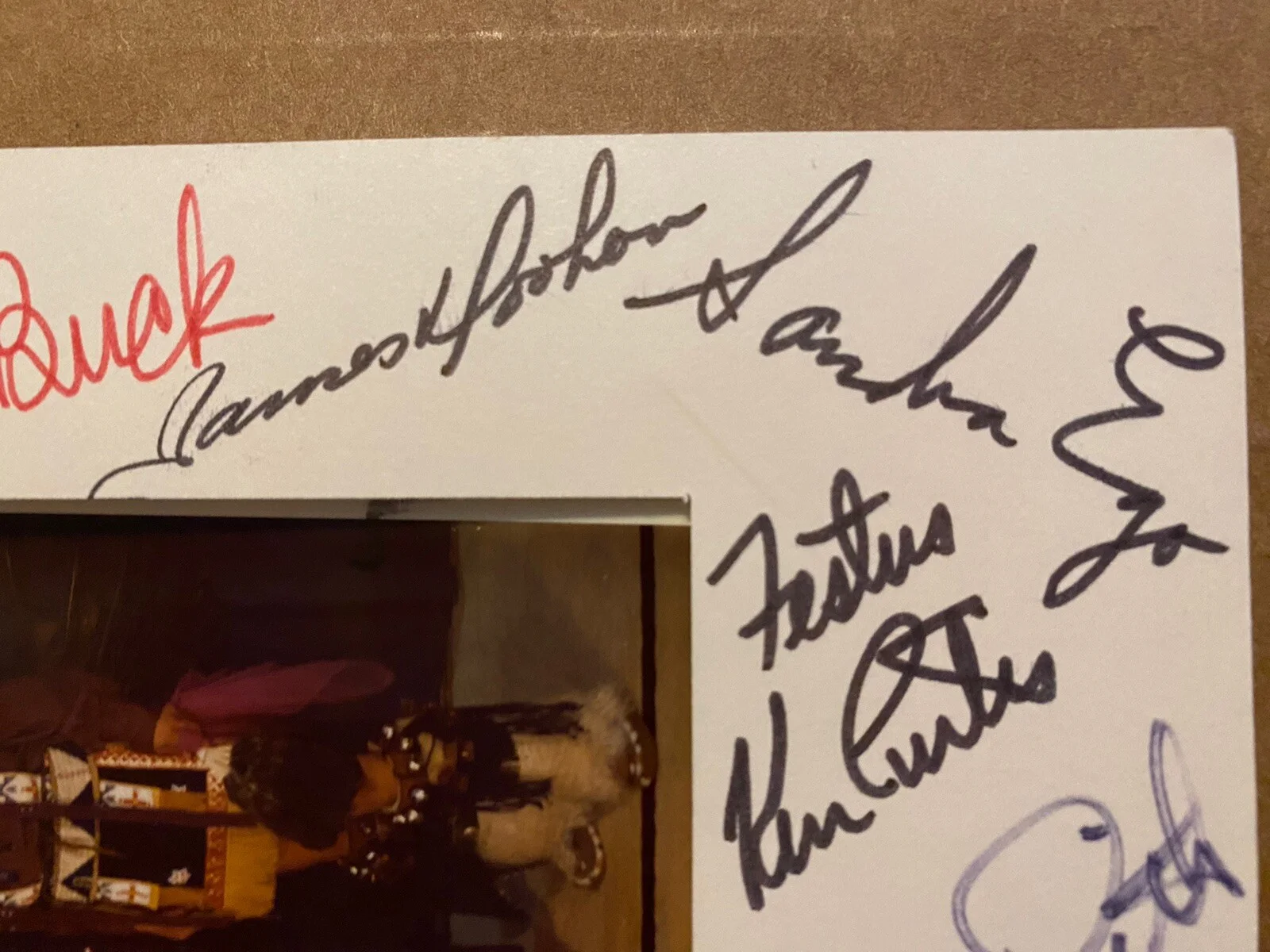 Jay Silverheels, Jonathan Winters, Ken Curtis — Jay Silverheels Jonathan Winters Robert Fuller John Smith Etc Signed Vintage, image 4