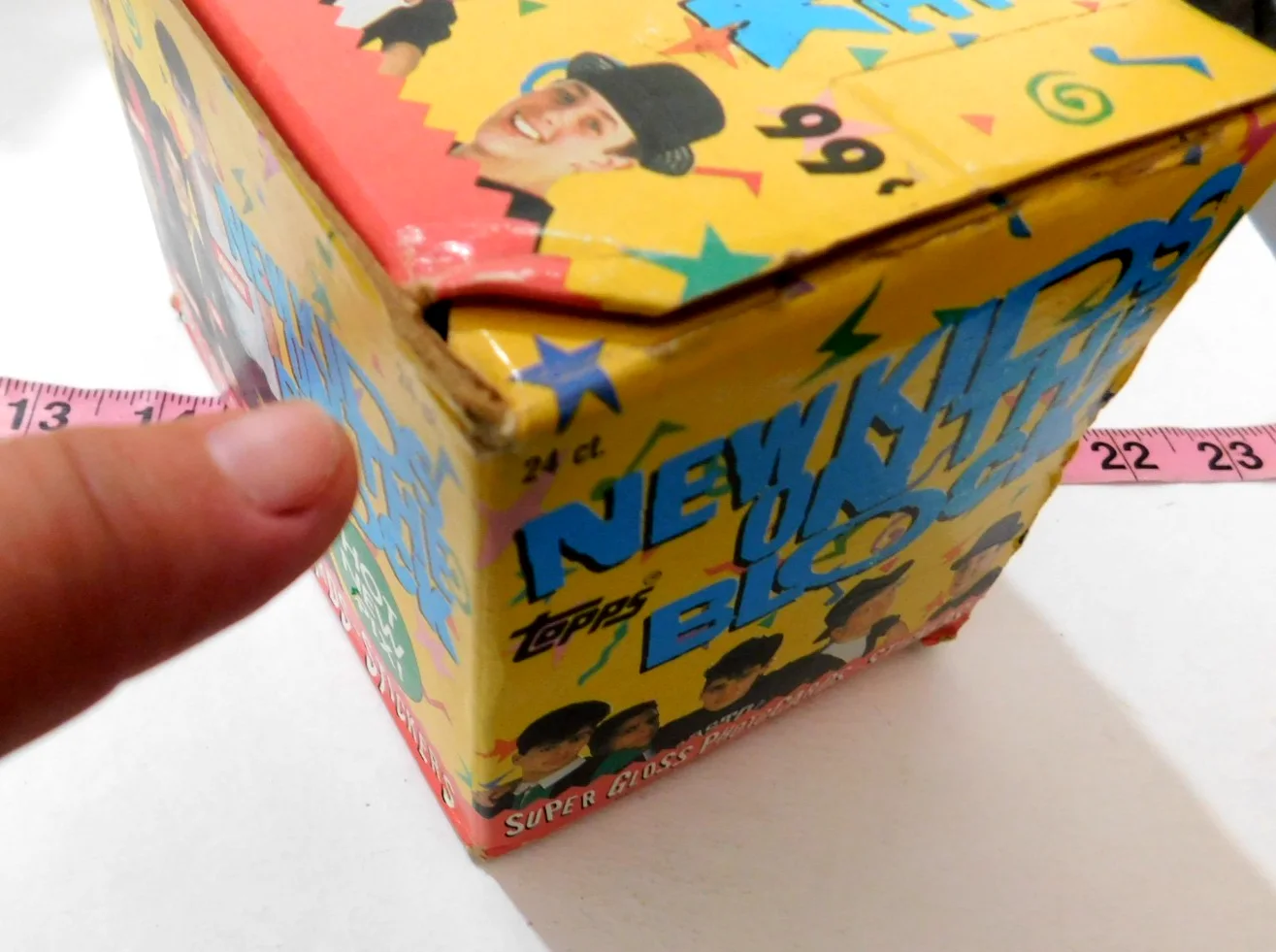 NEW KIDS ON THE BLOCK 1 BOX 34 PACKAGES UNOPENED 1989 TOPP CARDS BR, изображение 4