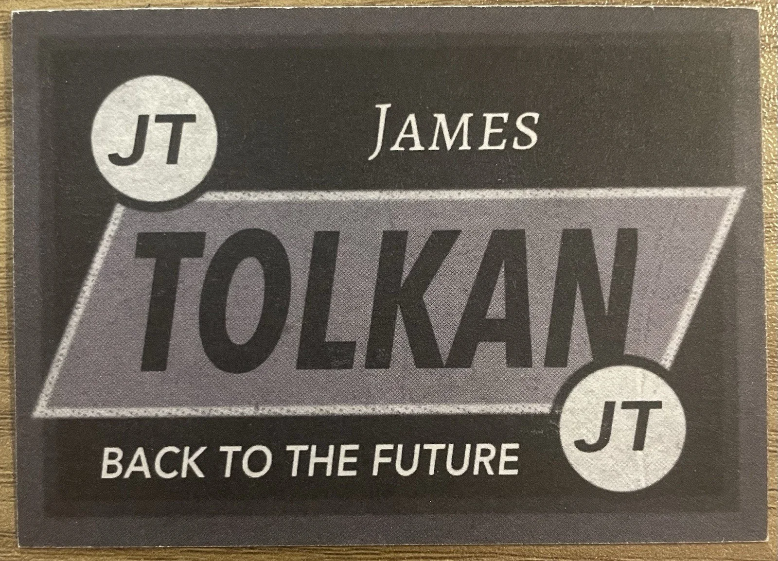 James Tolkan — James Tolkan Signed Custom Card - Back To The Future, image 2