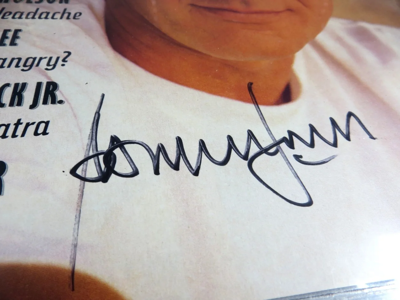 Harrison Ford — Harrison Ford Signed Autographed Magazine Cover US August 1990 Star Wars BAS 969, image 2