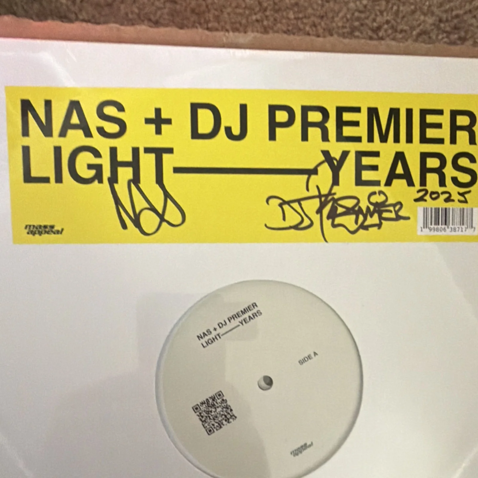 Nas And Dj Premier Light Years Day Ones Limited Edition Vinyl Signed, изображение 4