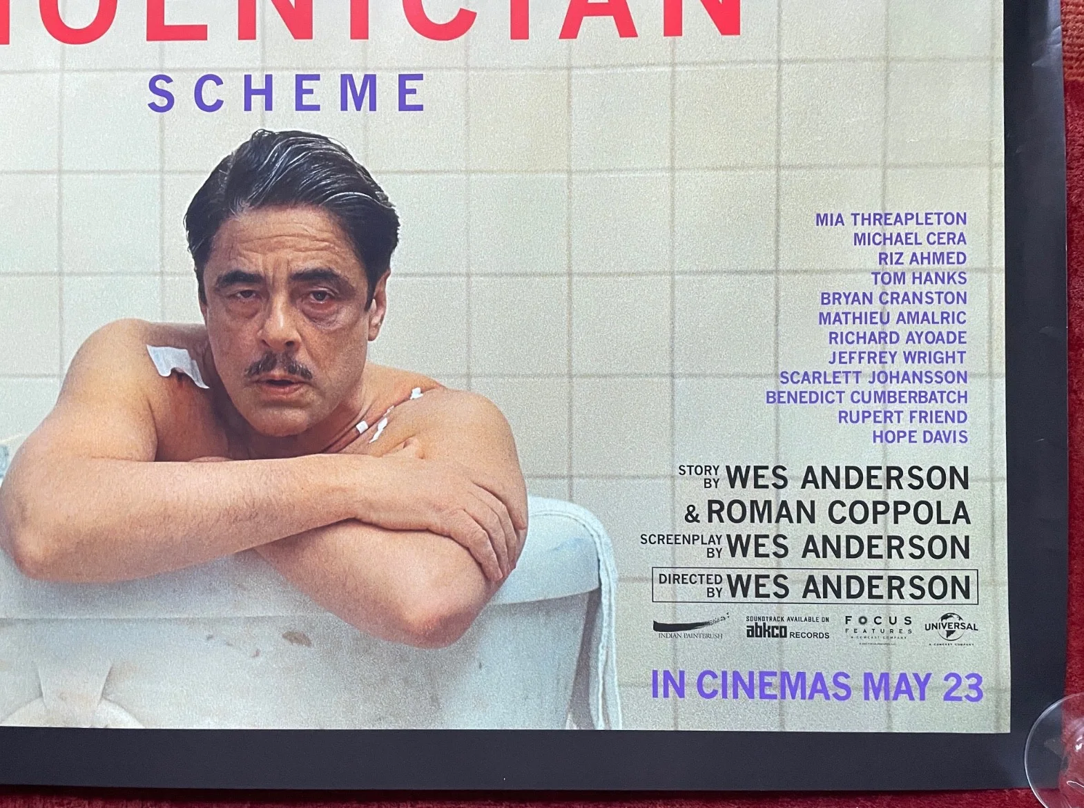 THE PHOENICIAN SCHEME (2026) Original UK Quad Movie Poster Wes Anderson, изображение 5