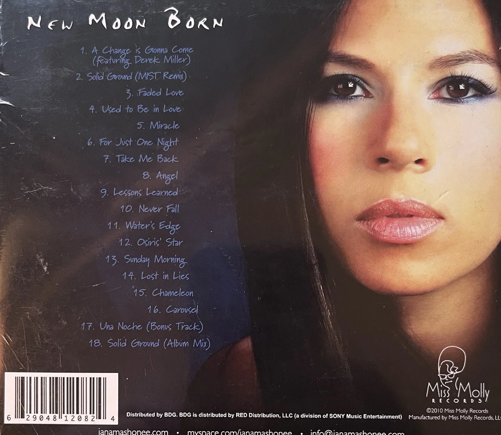 Jana Mashonee New Moon Born CD Grammy-Nominated NAMMY Winner, image 2