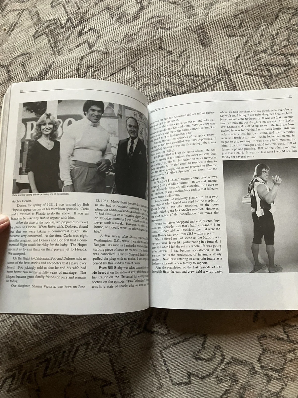 Lou Ferrigno — 2003 SIGNED BOOK LOU FERRIGNO MY INCREDIBLE LIFE AS THE HULK, изображение 4