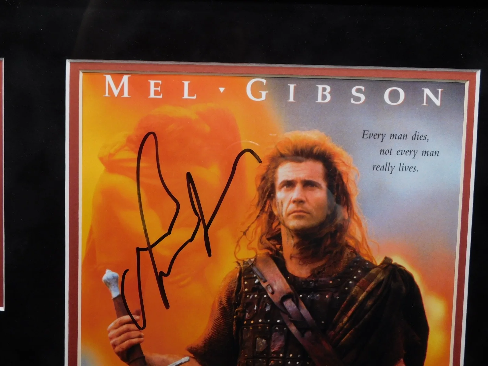 Mel Gibson — Mel Gibson Signed Framed Autographed 11x14 Photo Braveheart Beckett, изображение 2