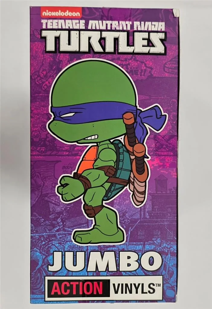 Kevin Eastman — Kevin Eastman & Brian Tochi signed TMNT Leonardo Jumbo Vinyl Figure auto JSA, image 4