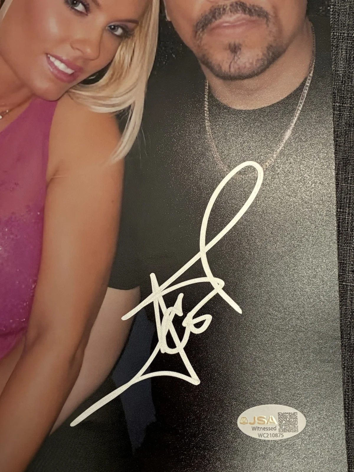 Nicole Coco Austin, ICE T — ICE T & COCO AUSTIN SIGNED 8X10 PHOTO PLAYBOY SEXY LAW & ORDER TV SHOW JSA, изображение 2