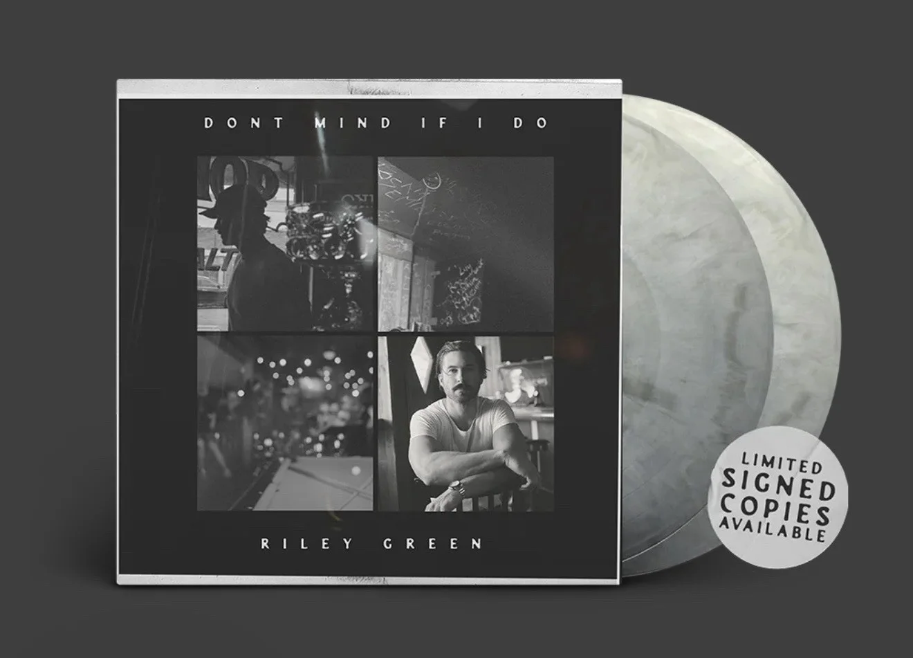 Riley Green Don't Mind If I Do Signed Original Vinyl Album, изображение 2