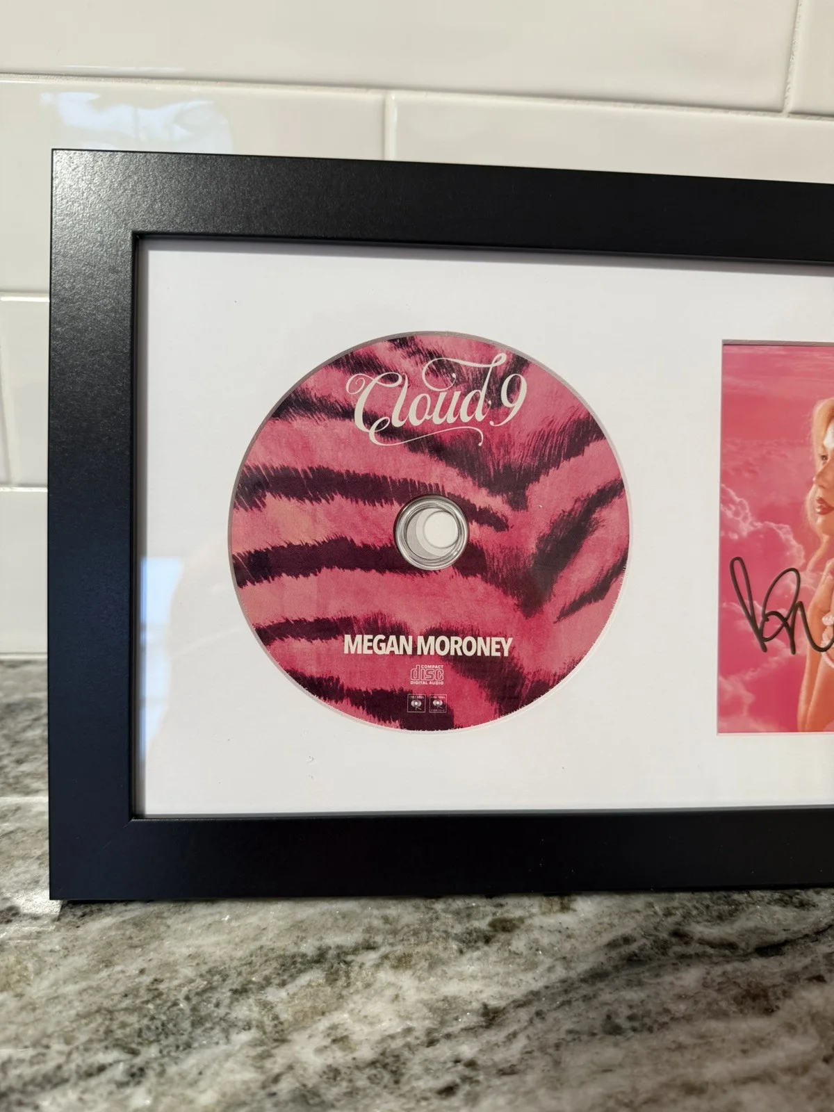 Megan Moroney — Megan Moroney Autographed Signed Framed CD Cloud 9, image 2