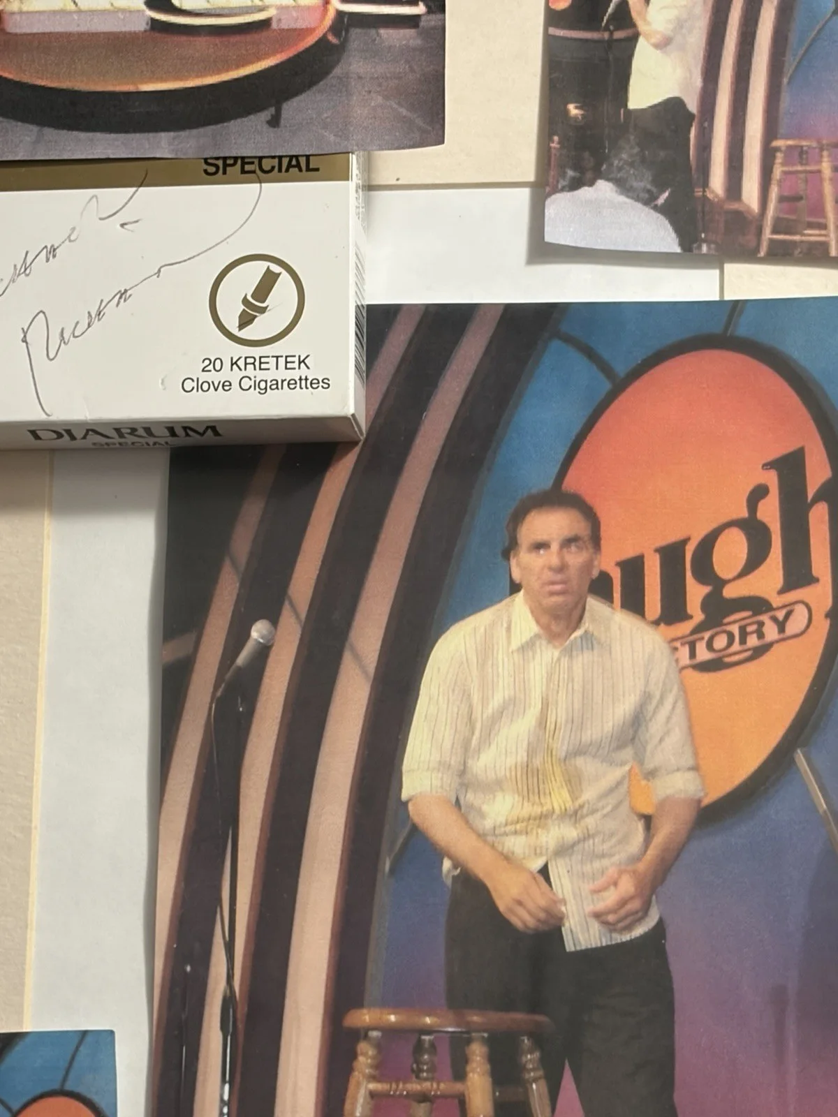 Michael Richards Signed Autograph Laugh Factory Ticket Stub Framed Comedy, image 5