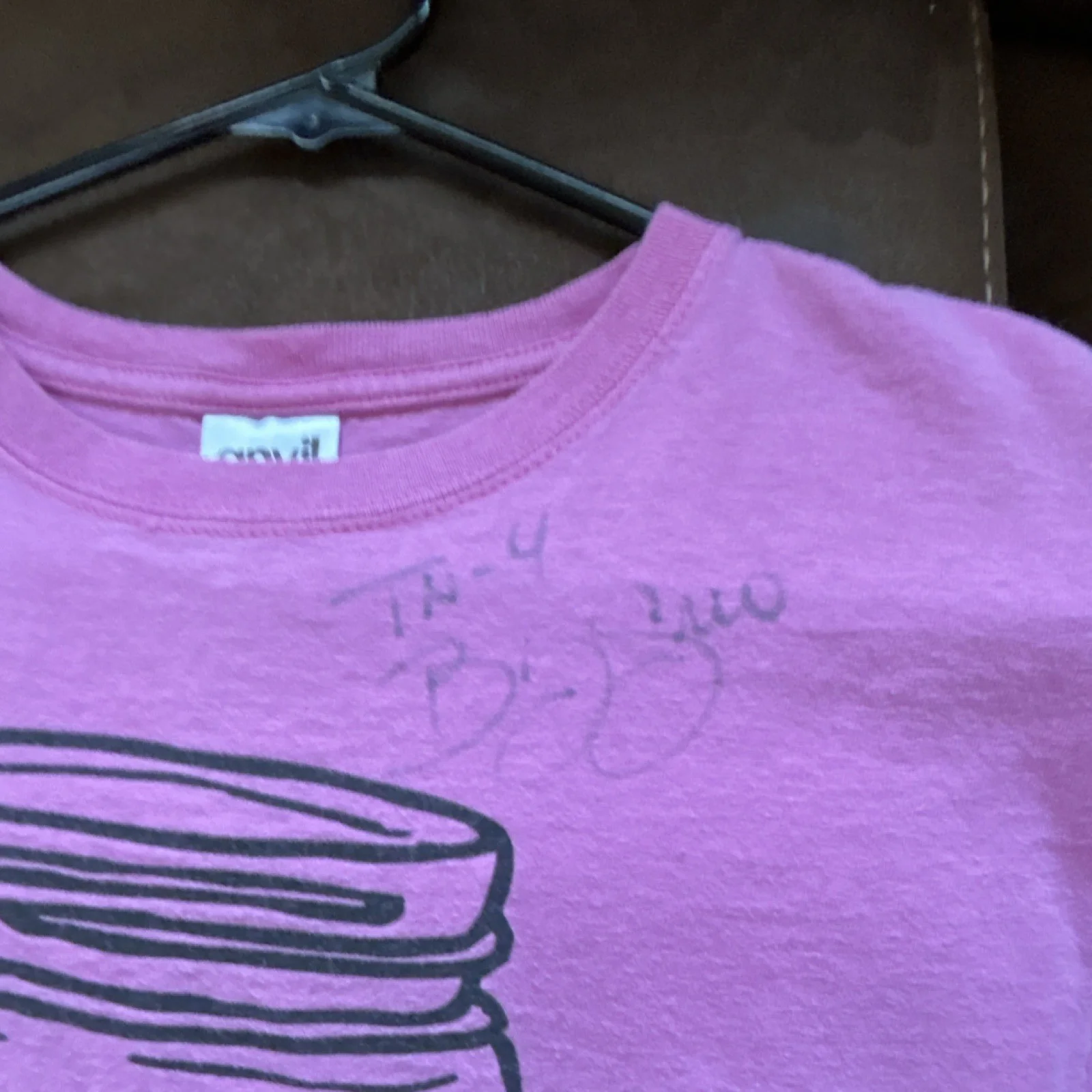 Big Smo Boss of the Stix Autographed Pink T-Shirt Original Music Memorabilia, изображение 2