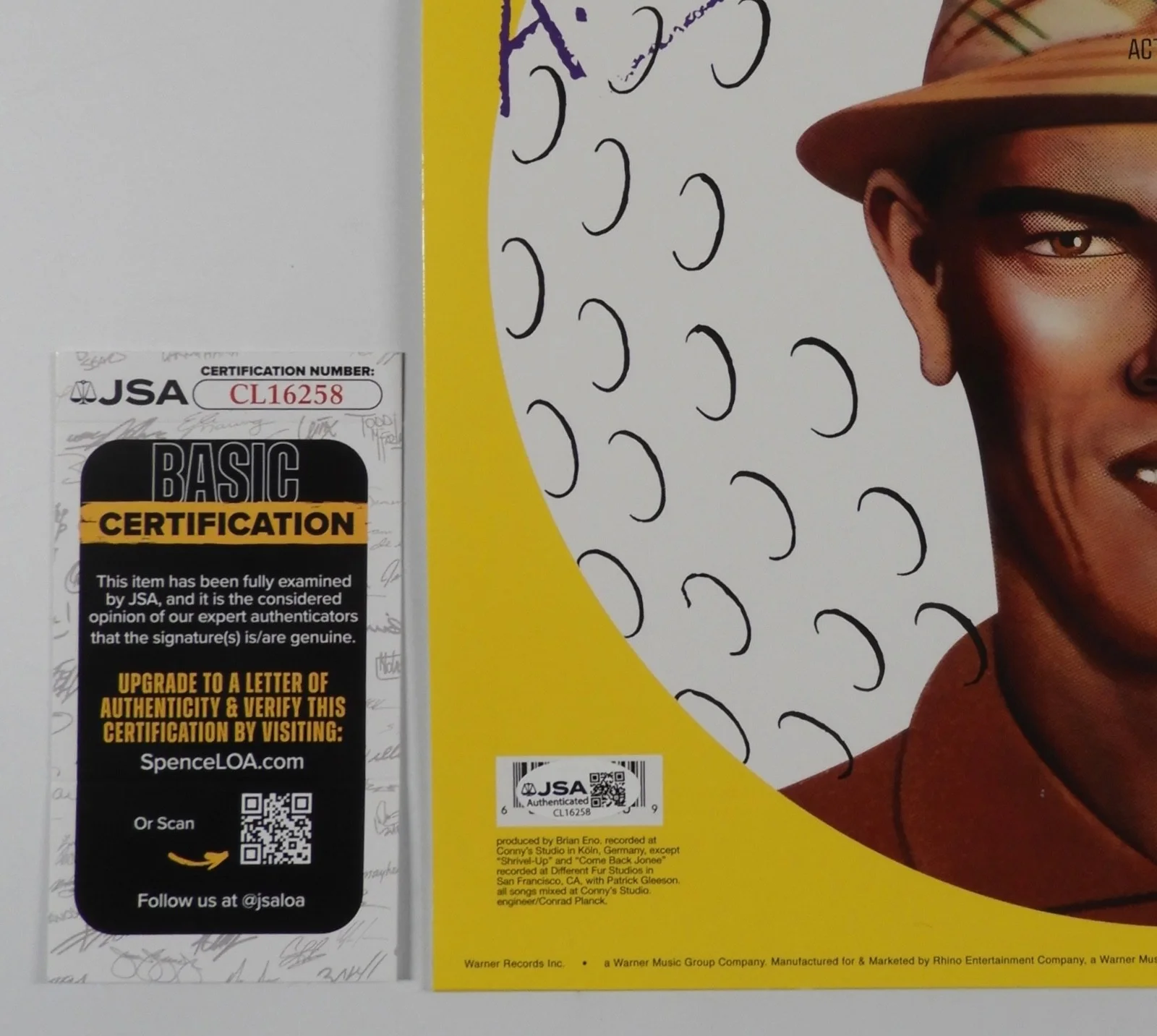 Devo JSA Signed Autograph Record Album Are We Not Men Vinyl, image 4