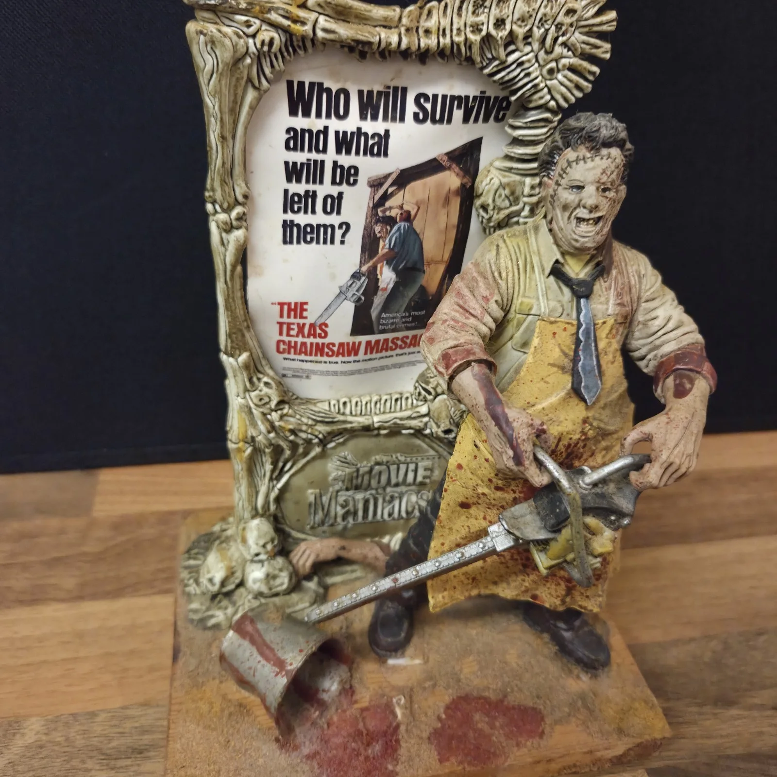 McFarlane Movie Maniacs Series 1 Texas Chainsaw Massacre Leatherface Unboxed, изображение 4