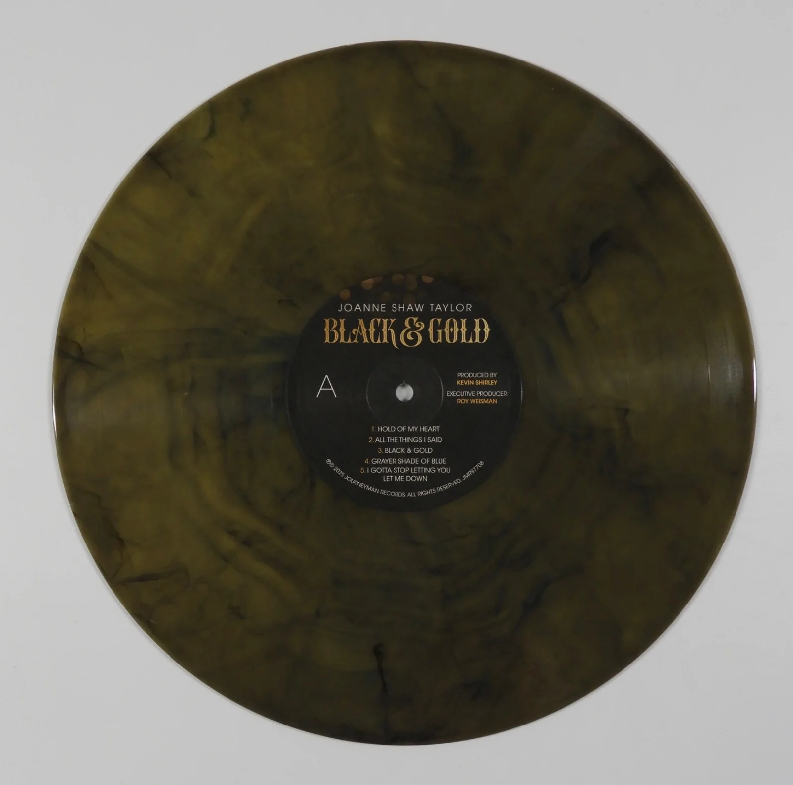 Joanne Shaw Taylor JSA Signed Autograph Album Record Vinyl Black & Gold, image 4