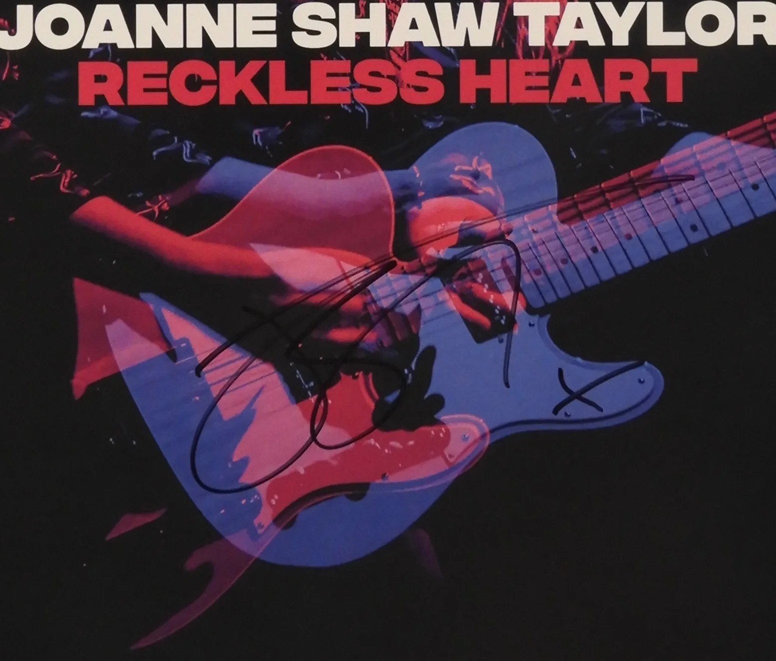 Joanne Shaw Taylor JSA Signed Autograph Album Record Vinyl Reckless Heart, image 2