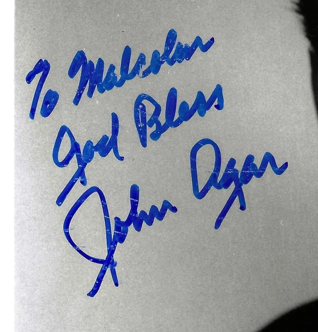 JOHN AGAR — JOHN AGAR signed 8x10 with COA + 2 pics - Sands of Iwo Jima, THE MOLE PEOPLE, image 2